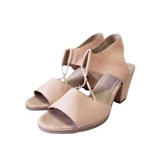 Eileen Fisher Women's doe Open Toe Casual Ankle Strap Sandals, Pink, Size 9.5